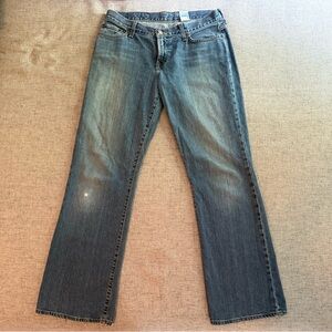 Lucky Brand Blue Distressed Hem Jeans